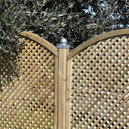 Diamond garden trellis 2 x 2 convex