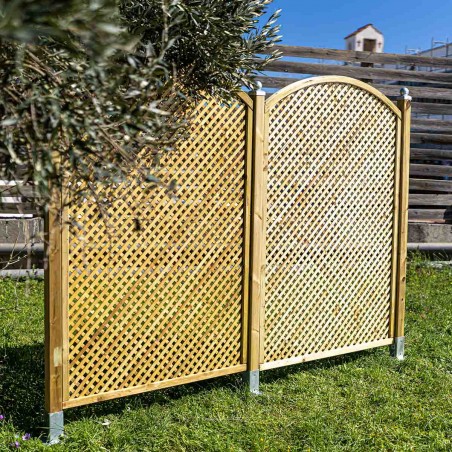 Diamond garden trellis 2 x 2 convex