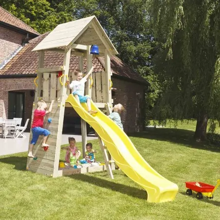 Ξύλινος πύργος Belvedere Πύργος Belvedere  με ύψος τσουλήθρας 120εκ.