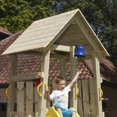 Ξύλινος πύργος Belvedere με προέκταση Πύργος Belvedere με ύψος τσουλήθρας 120εκ. και προέκταση