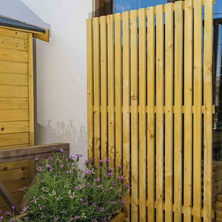 Slatted fence panel Harmony