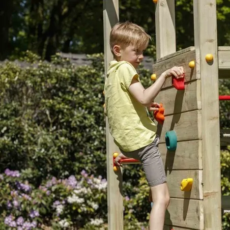 Ξύλινος πύργος Crossfit Πύργος Crossfit με ύψος τσουλήθρας 150εκ.