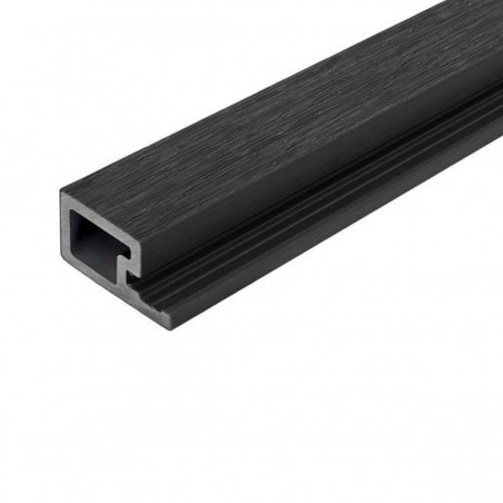 Single start 3D profile Trim 2,5 x 4,9 x 290cm| dark grey