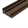 L trim for gladding 3D 4,6 x 8,9 x 290cm - brown