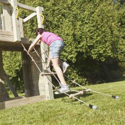 Playground climbing net