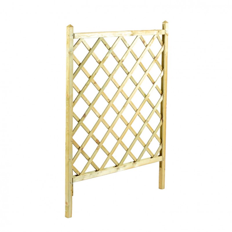 wooden rectangular planter trellis 120(h) x 110cm - 30075 (ΞΥΛΙΝΕΣ ΓΛΑΣΤΡΕΣ / Καφασωτά γλάστρας)