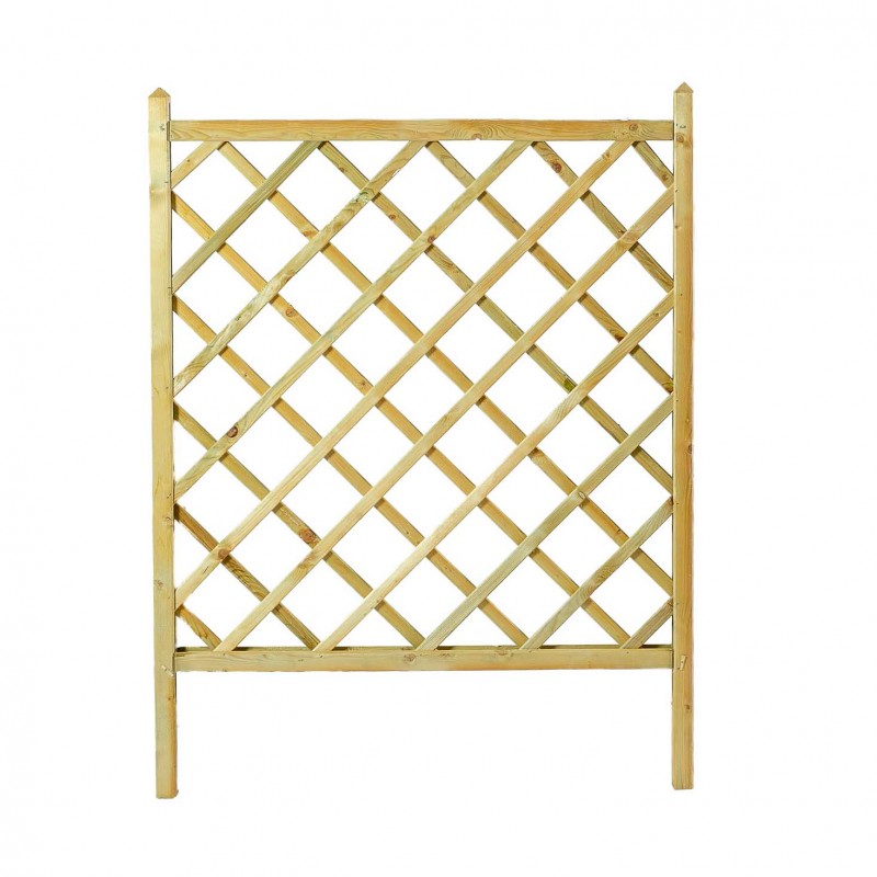 wooden rectangular planter trellis 120(h) x 110cm - 30075 (ΞΥΛΙΝΕΣ ΓΛΑΣΤΡΕΣ / Καφασωτά γλάστρας)