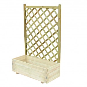 wooden rectangular planter trellis 120(h) x 70cm - 29904 (ΞΥΛΙΝΕΣ ΓΛΑΣΤΡΕΣ / Καφασωτά γλάστρας)