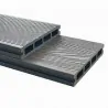 3D WPC decking board 2,5 x 15 x 360cm - dark grey