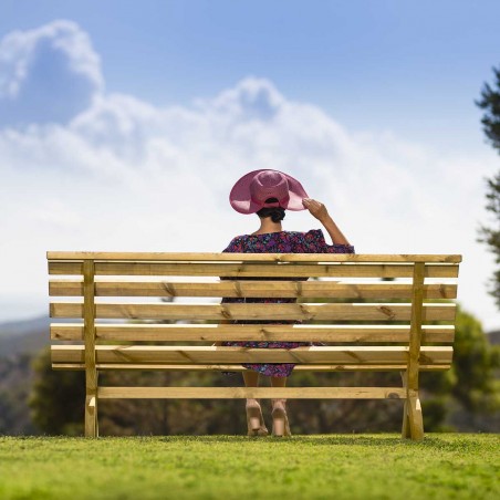 Wooden garden bench 85 x 180cm