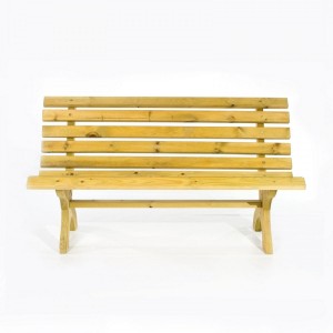 Wooden garden bench