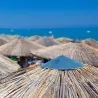 Beach umbrella by Reed cane Ø220cm