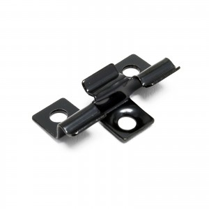 Composite decking clip black inox