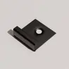 Starting clip for WPC deck black stainless