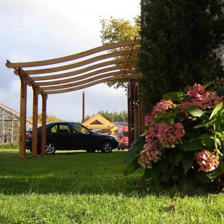 Timber arch 1/2 Ω - 6 x 12 x 420cm