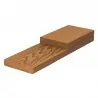 3D WPC solid end cover board 1,7 x 9 x 360cm - light coffee