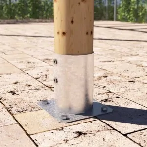 Circular post base with baseplate Nr14