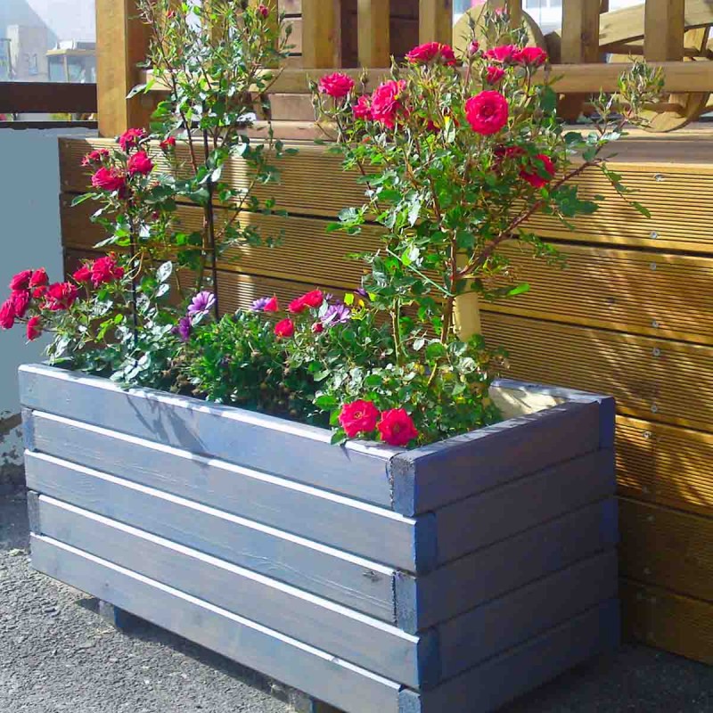 Custom made rectagular flower planter | by post 3,5 x 7cm