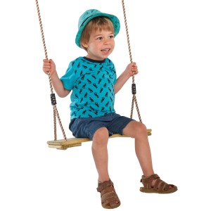 Pinewood swing seat