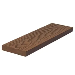 3D WPC solid end cover board 1,7 x 9 x 360cm brown
