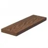 3D WPC solid end cover board 1,7 x 9 x 360cm brown