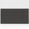 3D WPC panel board 2 x 16 x 180cm - dark grey