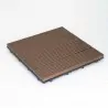 WPC decking tiles 30 x 30cm - brown
