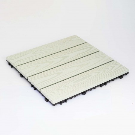 WPC decking tile WOOD 30 x 30cm |off white