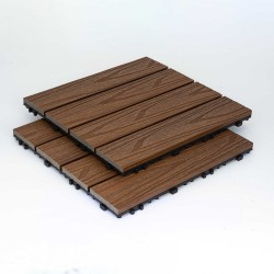 WPC decking tile 3D WOOD 30 x 30cm