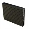 WPC striped fencing board 2 x 12 x 360cm - dark grey