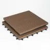 WPC decking tile 30,5 x 30,5cm -dark coffee