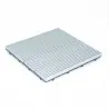 WPC decking tiles 30 x 30cm - grey silver