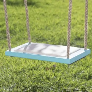 Swing with rope - turquoise