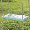 Swing with rope - turquoise