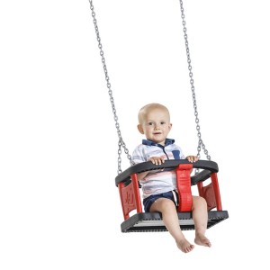 Rubber baby swing curve seat