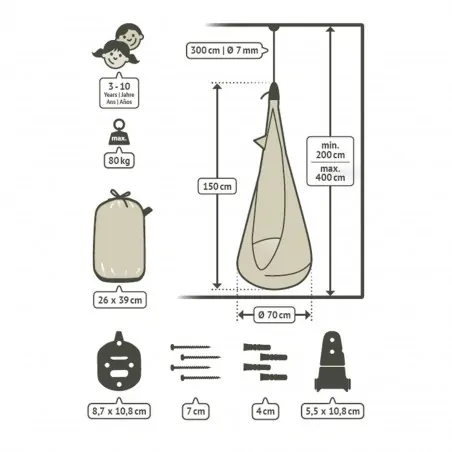 Kids hanging nest Joki Dolphy