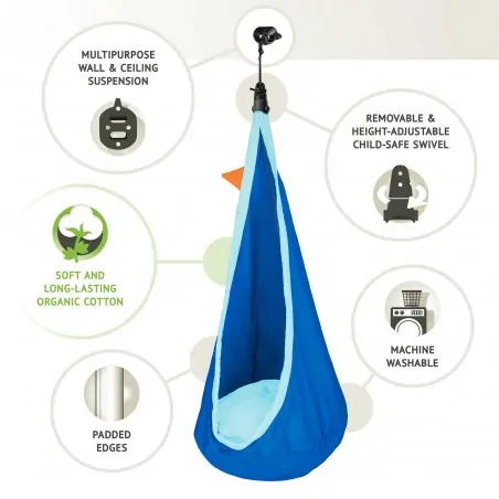 Kids hanging nest Joki Dolphy