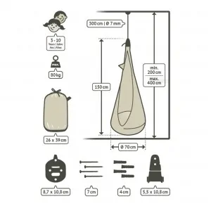 Kids hanging nest Joki Teddy