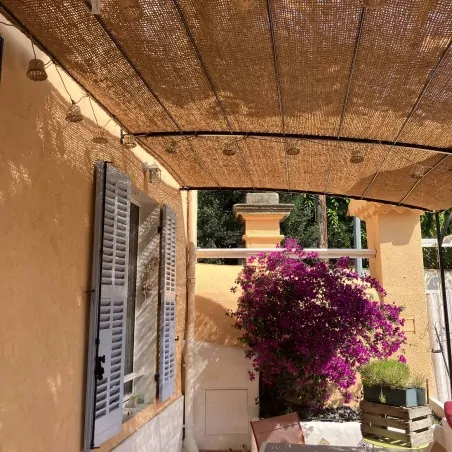 Coconut shade sail rectangular - Model 1 COCONUT FIBER SIMPLE WEAVING SHADE RECTANGULAR 2m x 3m | M1