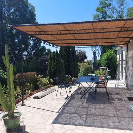 Coconut shade sail rectangular - Model 1 COCONUT FIBER SIMPLE WEAVING SHADE RECTANGULAR 2m x 3m | M1