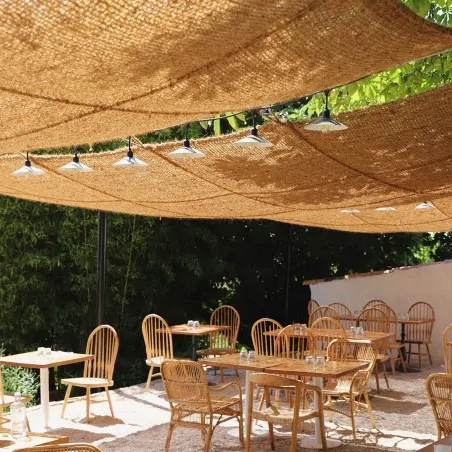 Coconut shade sail rectangular - Model 3 COCONUT FIBER GRID PATTERN REINFORCED SHADE RECTANGULAR 3m x 5m | M3