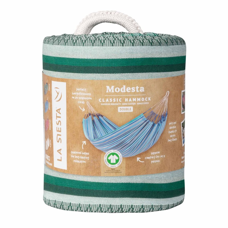 Ηammock Modesta Agave organic cotton | double