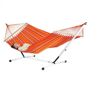 Steel stand for hammock "Nautico cool grey" - double