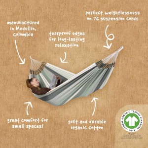 Hammock Modesta Olive organic cotton