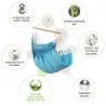 Hammock chair Habana Azure Organic Cotton - comfort