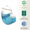Hammock chair Habana Azure Organic Cotton - comfort