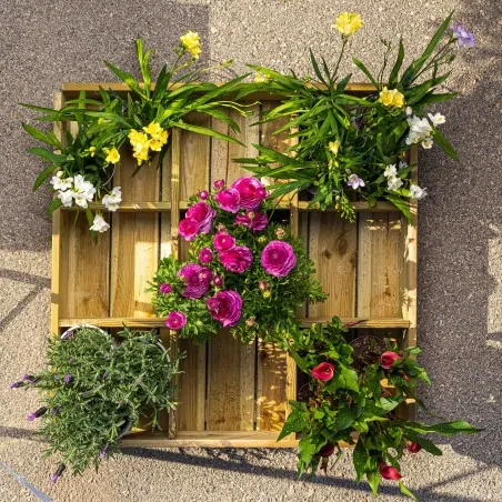 Metal parts for flowerbed - vegetable garden TERMINAL CONNECTOR FOR FLOWER BED 10 x 5 x 2,3cm