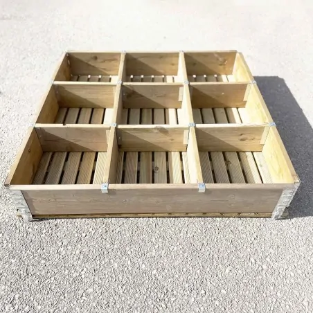 Metal parts for flowerbed - vegetable garden TERMINAL CONNECTOR FOR FLOWER BED 10 x 5 x 2,3cm