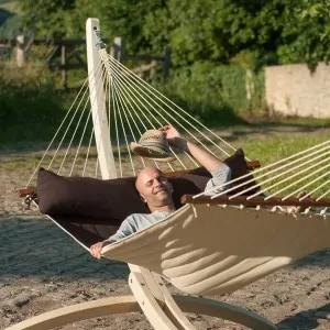 Spreader bar hammock quilted Alabama Arabica- kingsize