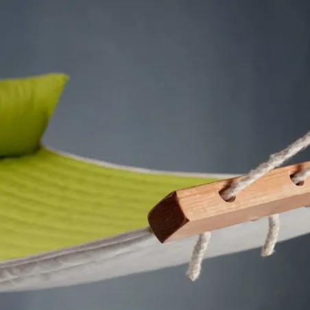 Spreader bar hammock quilted Alabama Avocado- kingsize